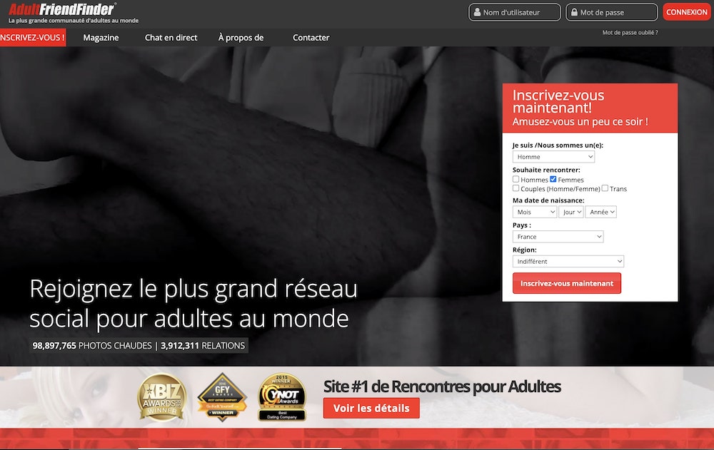 AdultFriendFinder : le site de rencontre adulte d'ampleur mondiale AdultFriendFinder : le site de rencontre adulte d'ampleur mondiale